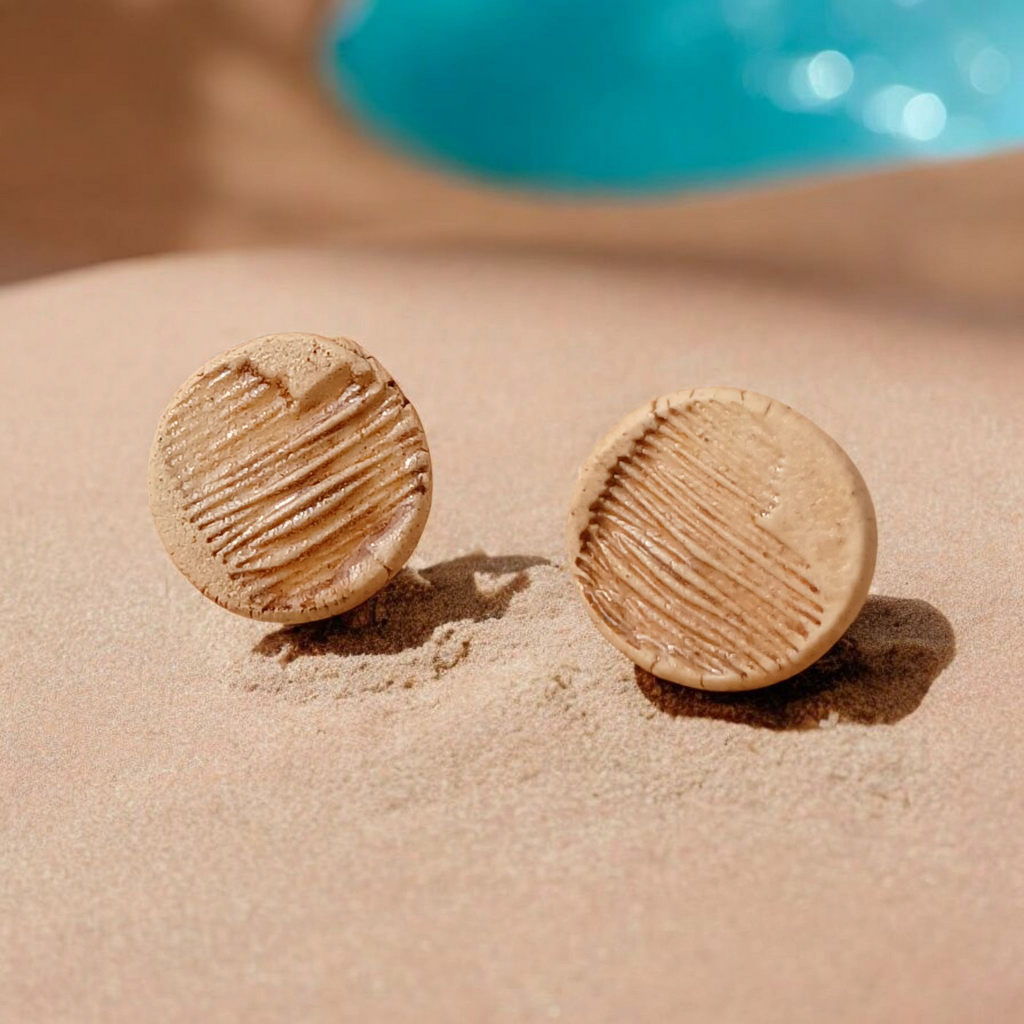 Ohrstecker Keramik "Herz"