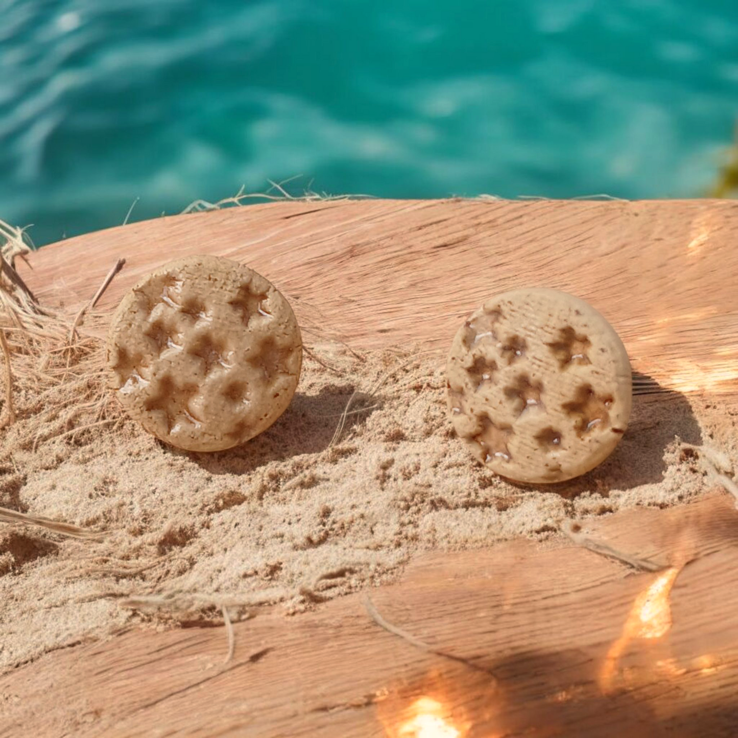 Ohrstecker Keramik "Sterne"