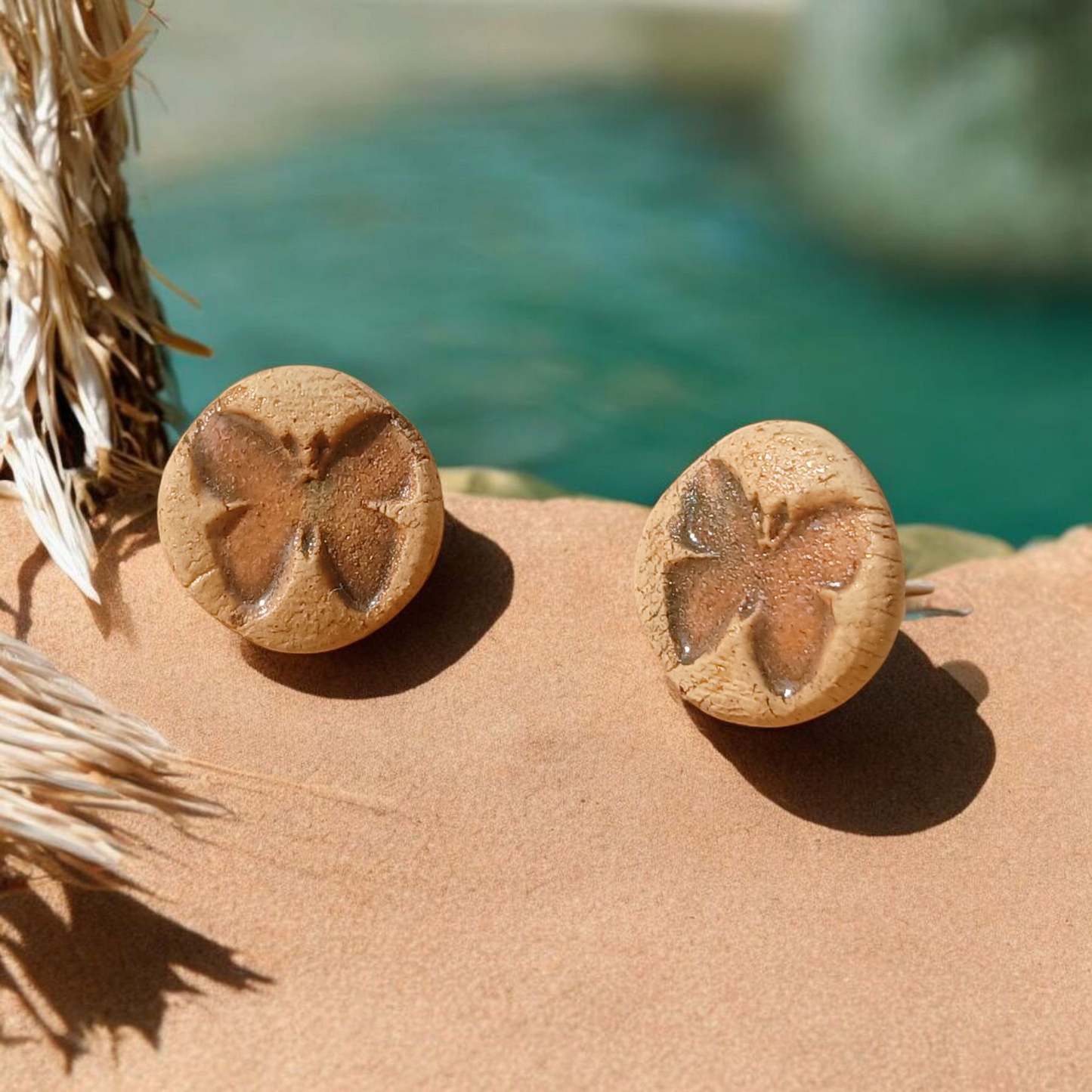 Ohrstecker Keramik "Schmetterling"