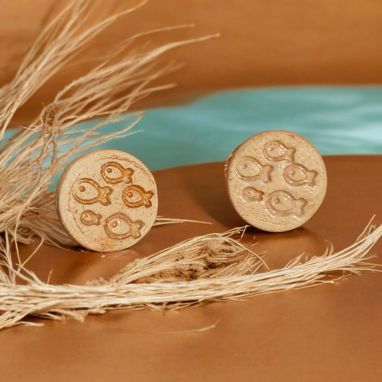 Ohrstecker Keramik "Fische"