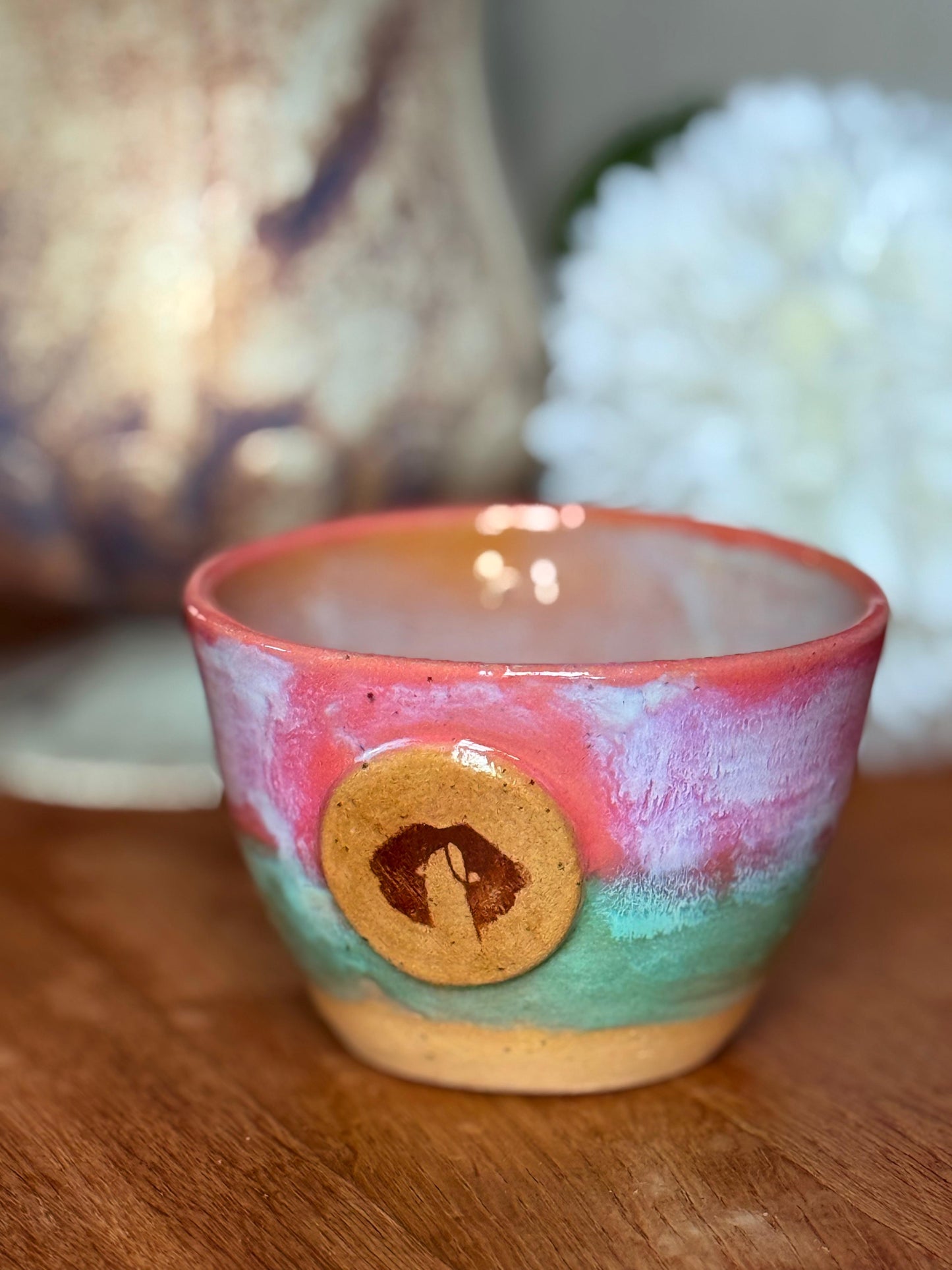 Becher Keramik "Mund"