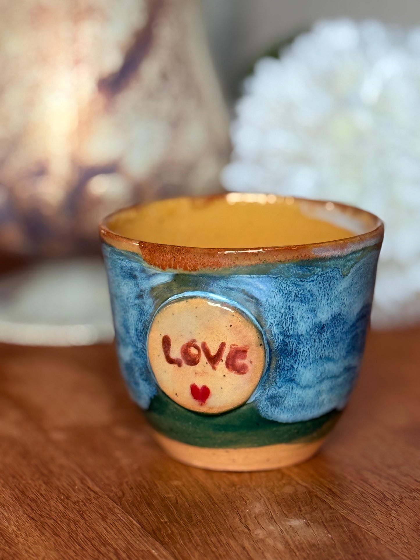 Becher Keramik "Love"