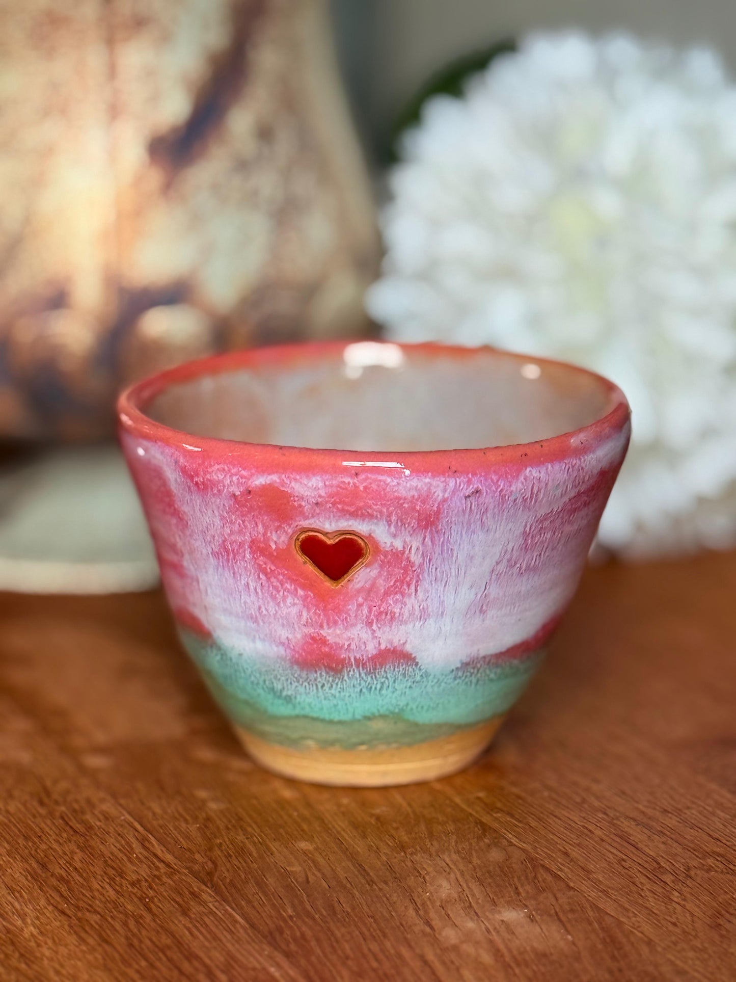 Becher Keramik "Herz"