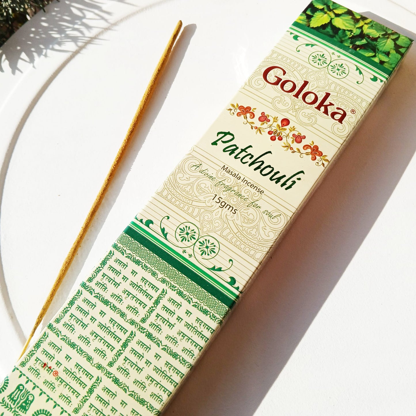Räucherstäbchen "Patchouli" Goloka Premium