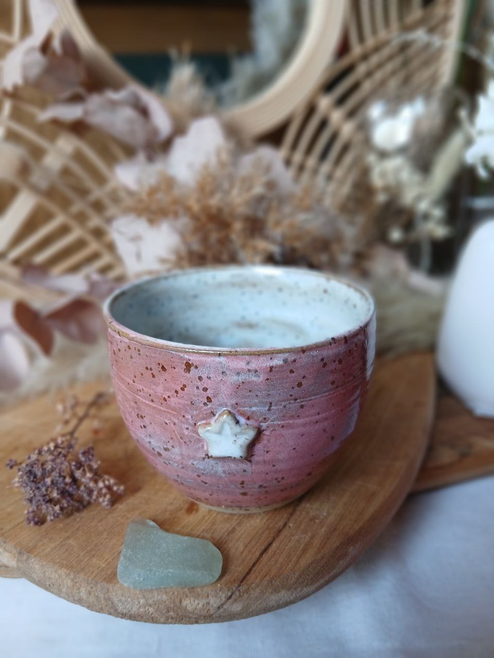 Becher Keramik "Stern"