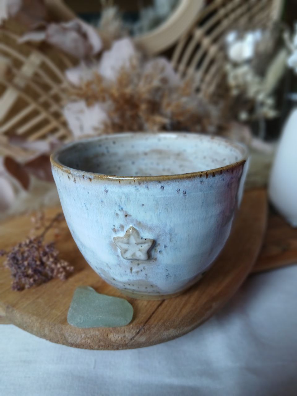 Becher Keramik "Stern"