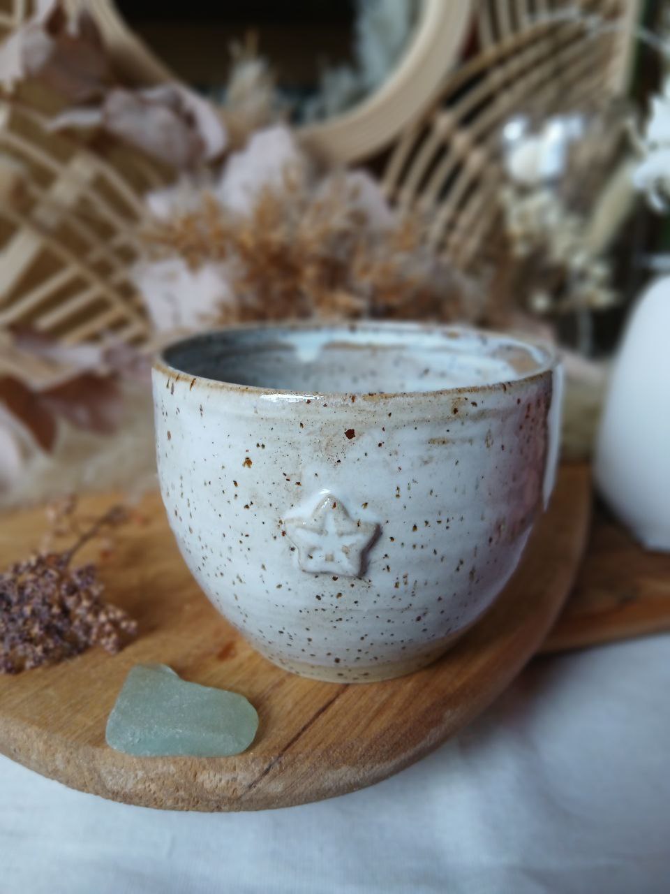 Becher Keramik "Stern"