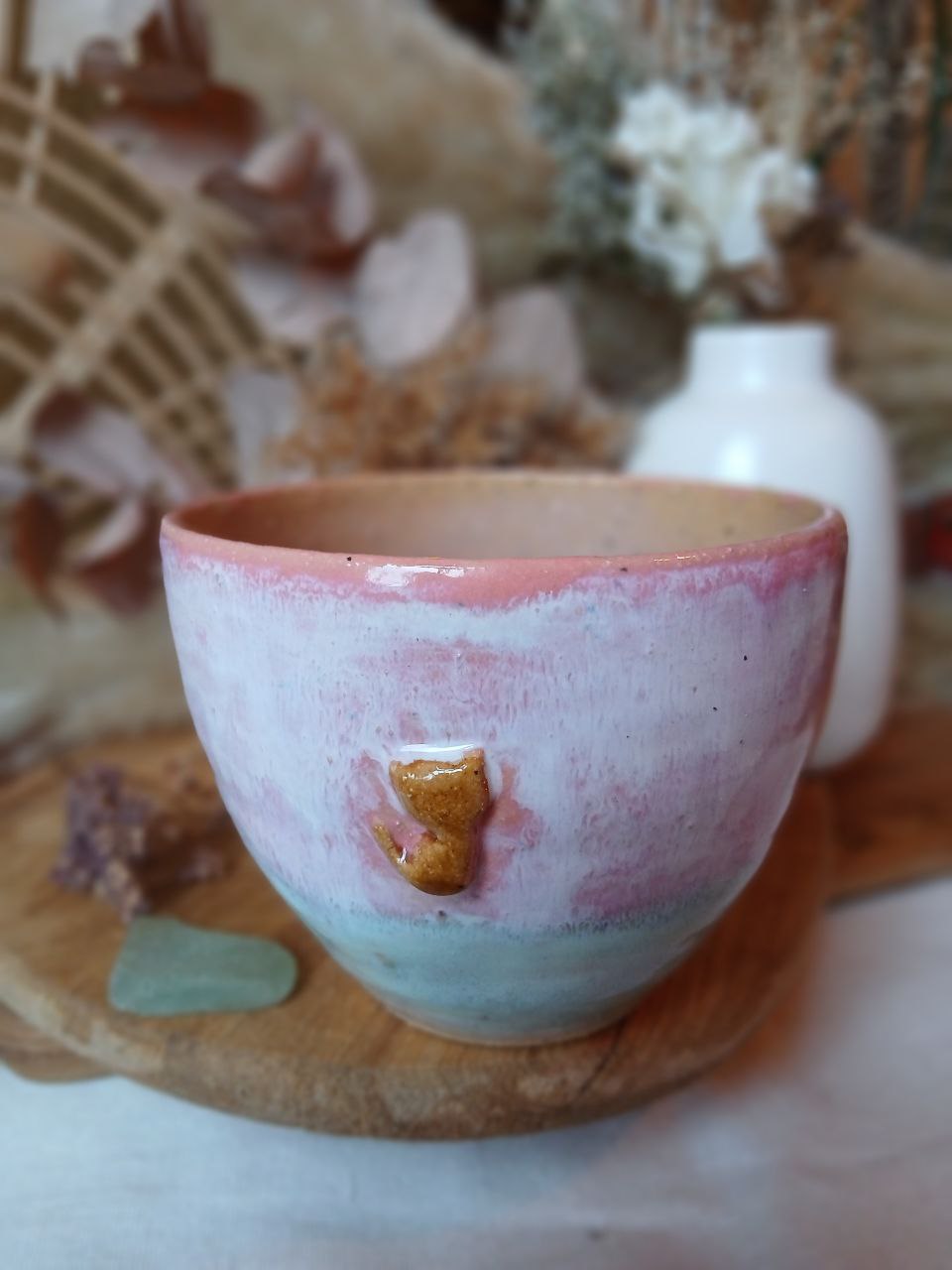 Becher Keramik "Katze"