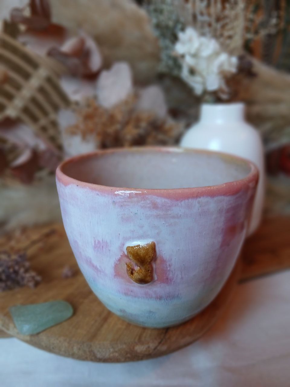 Becher Keramik "Katze"