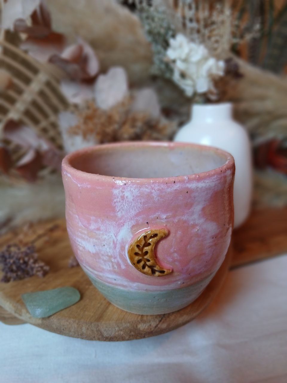 Becher Keramik "Mond"