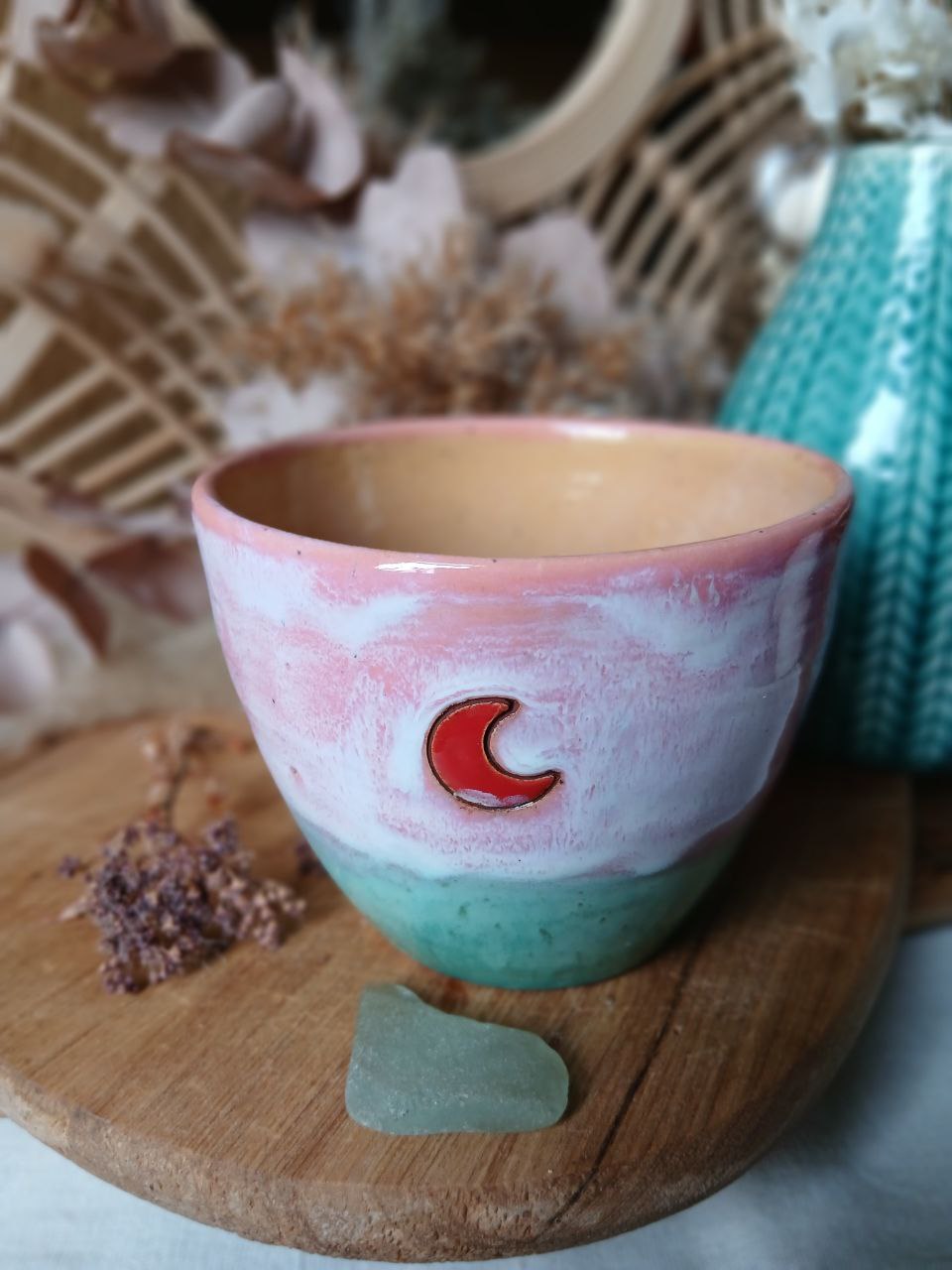 Becher Keramik "Mond"