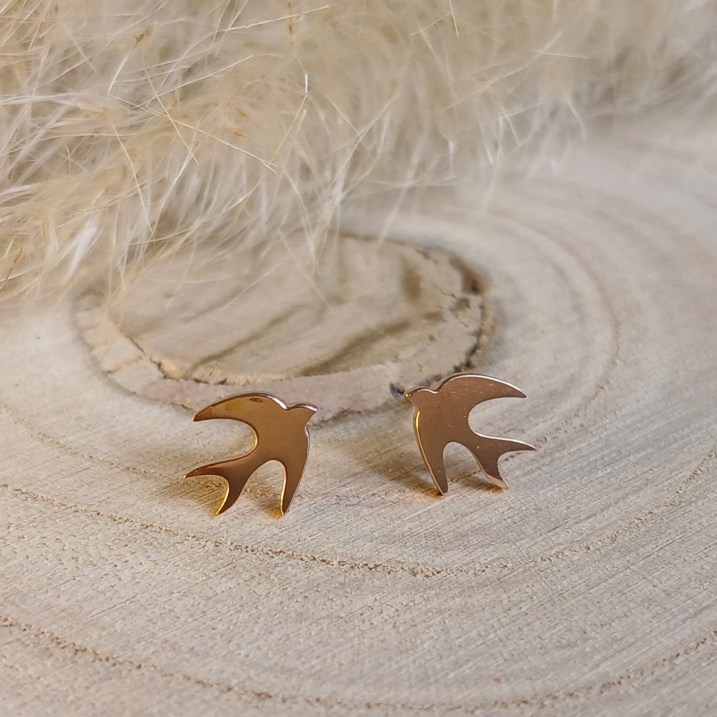 Ohrstecker Edelstahl Vogel