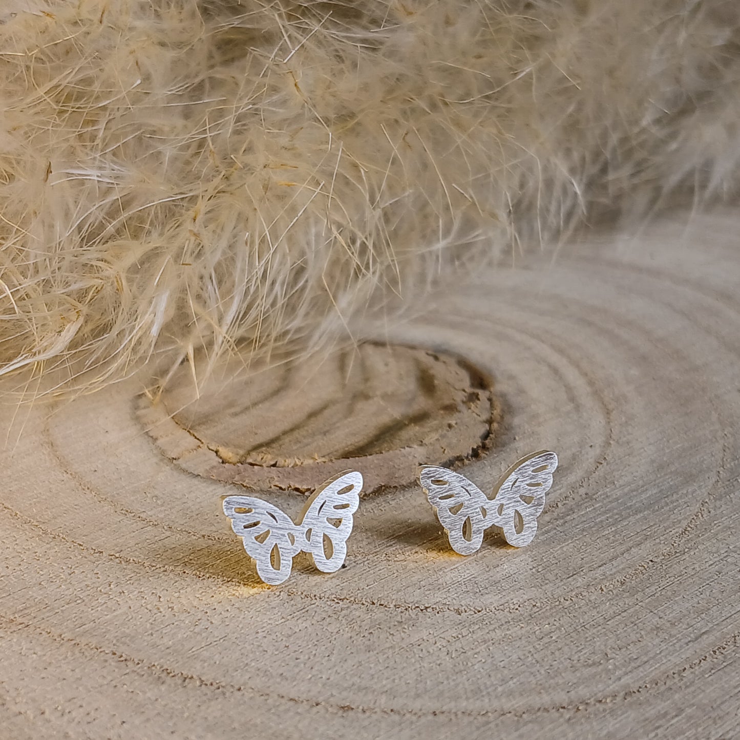 Ohrstecker Edelstahl Schmetterling