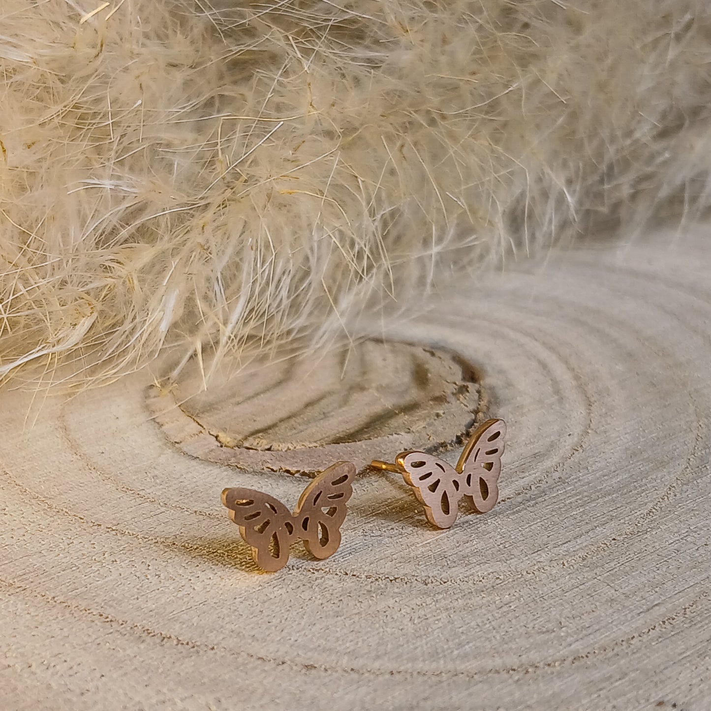 Ohrstecker Edelstahl Schmetterling