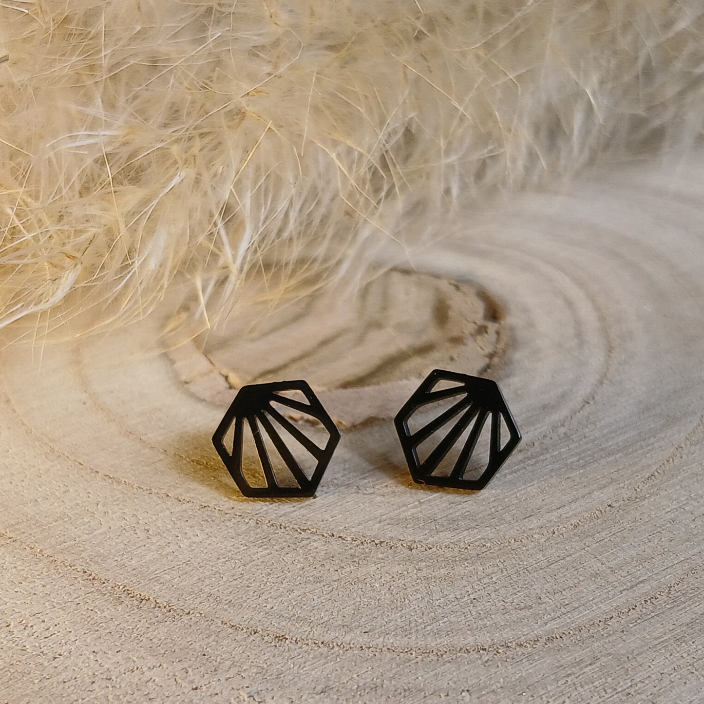 Ohrstecker Edelstahl Muschel