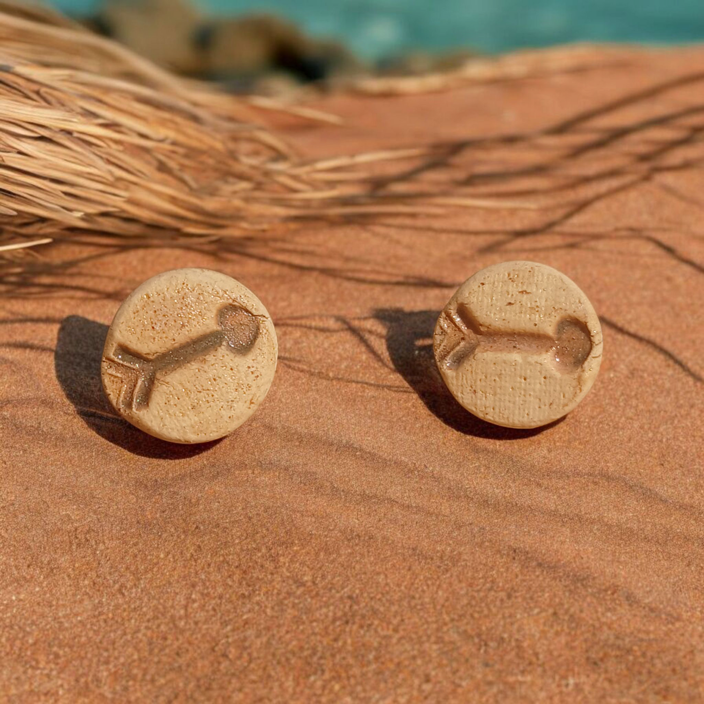 Ohrstecker Keramik "Pfeil"