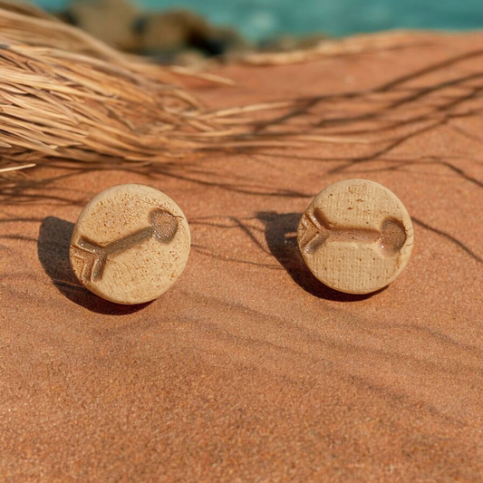 Ohrstecker Keramik "Pfeil"