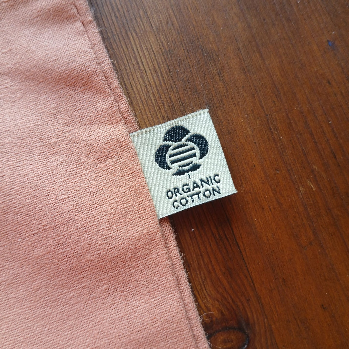 Handbedruckter Bio-Stoffbeutel Spirale