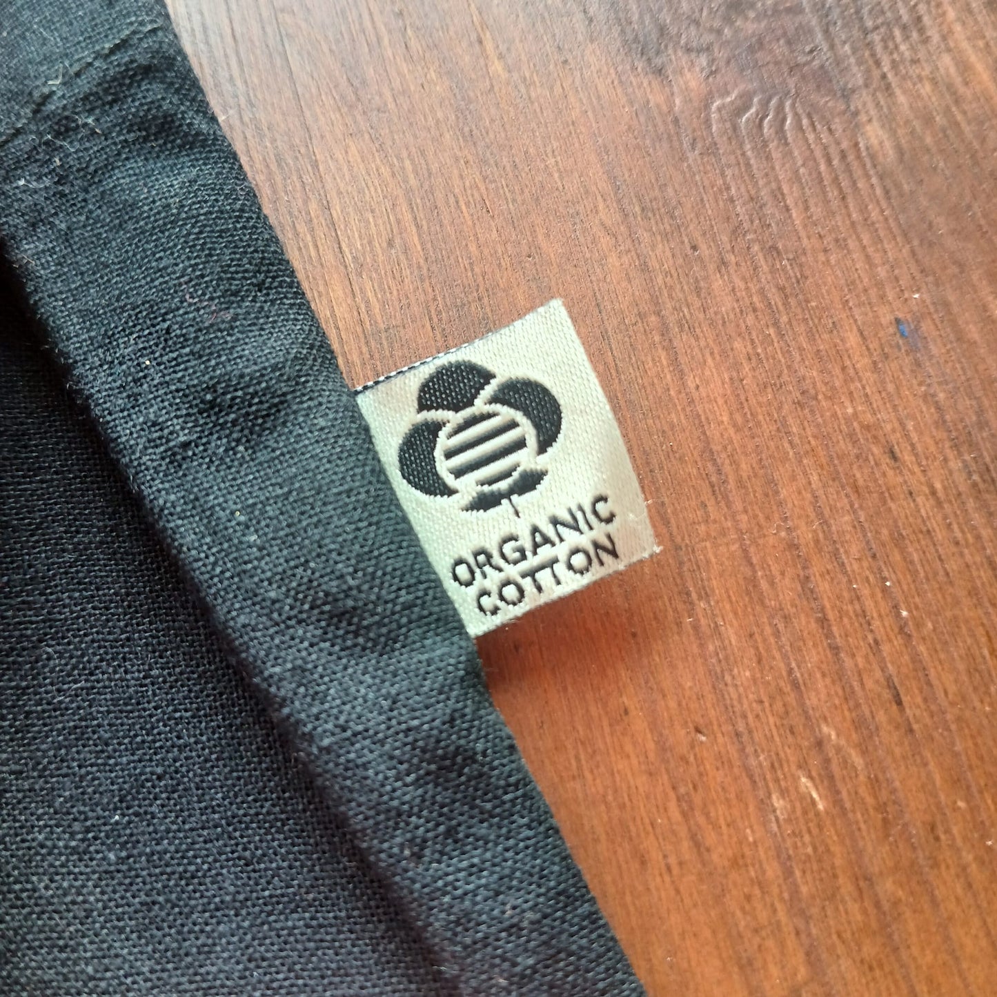 Handbedruckter Bio-Stoffbeutel Spirale