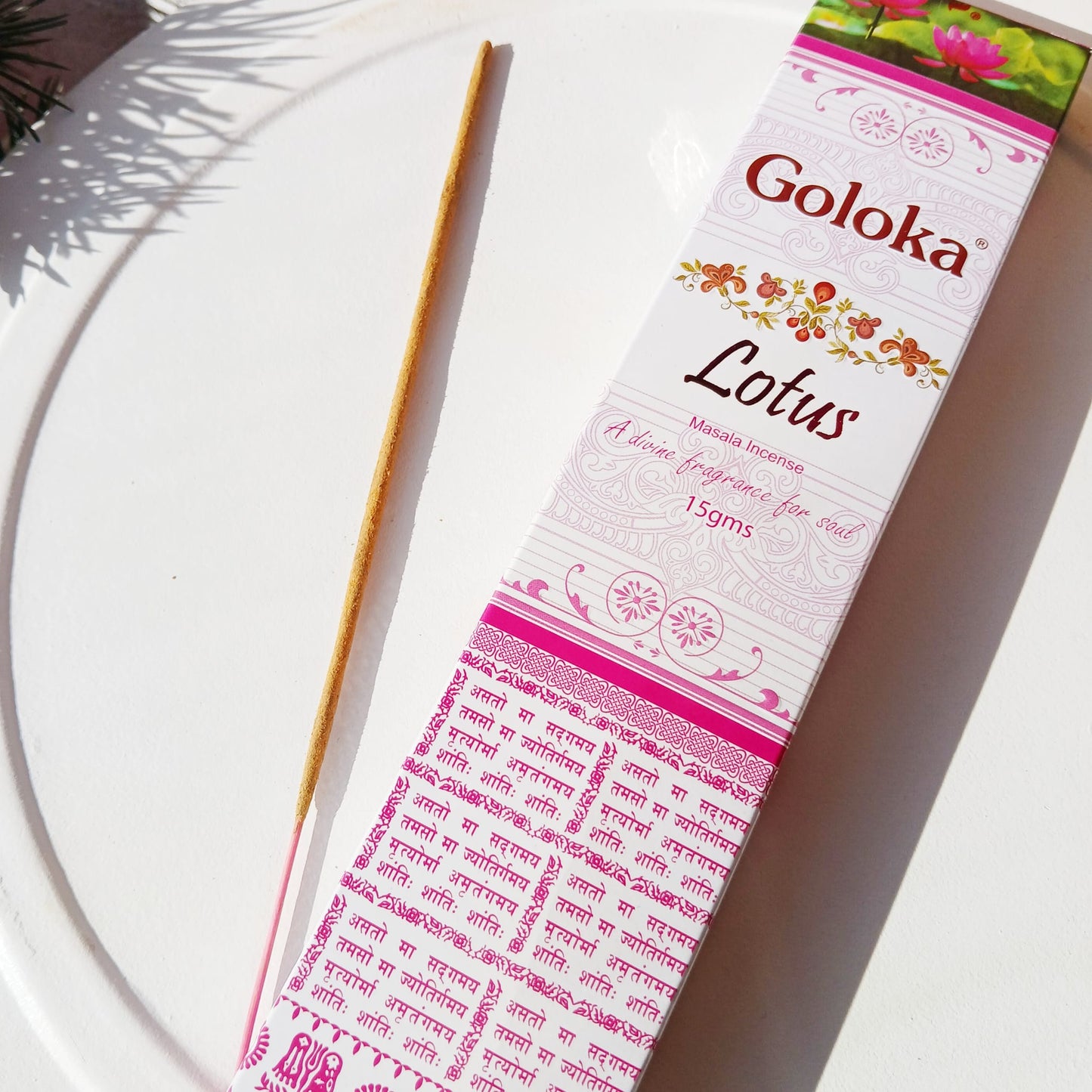 Räucherstäbchen "Lotus" Goloka Premium