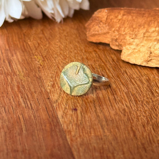 Ring Keramik "Gingko"