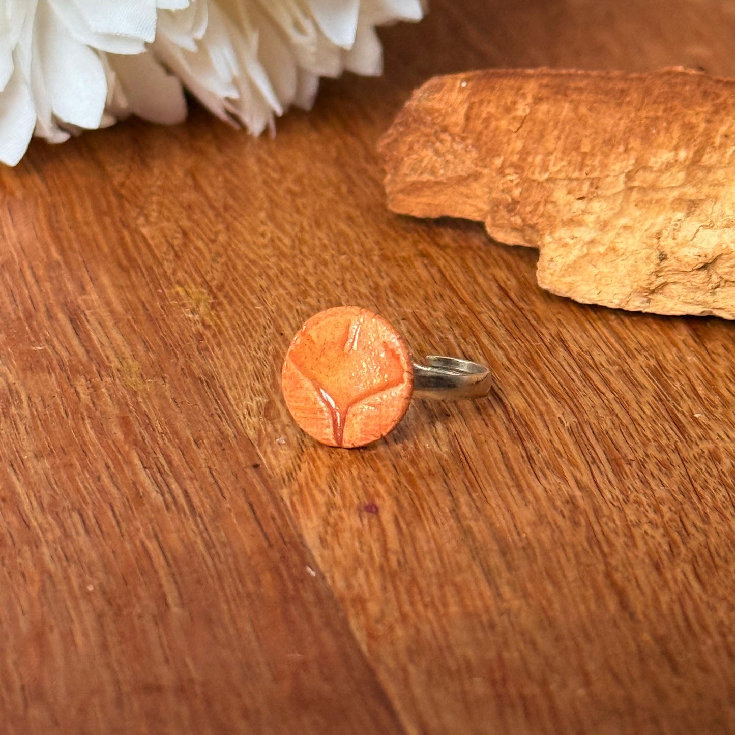 Ring Keramik "Gingko"