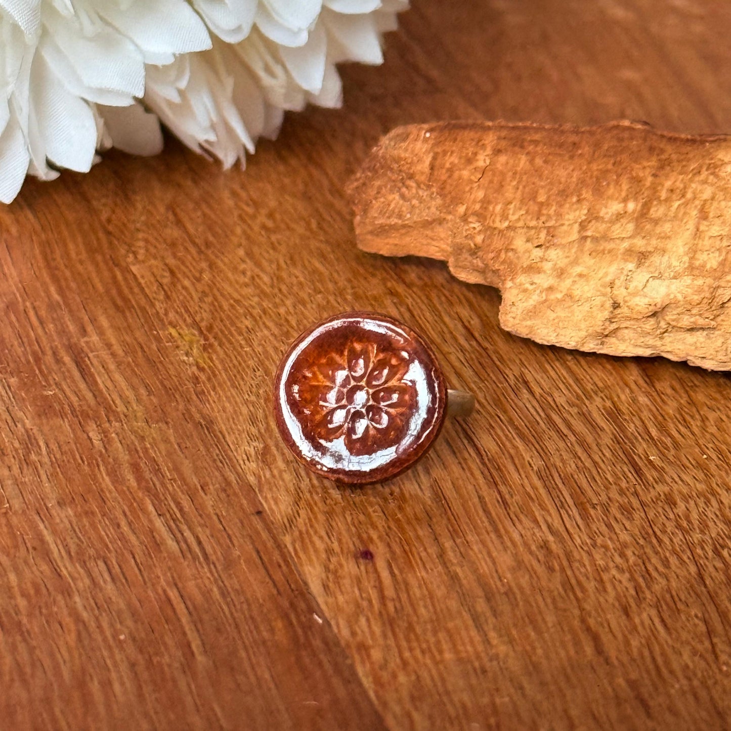 Ring Keramik "Blume"