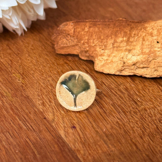 Ring Keramik "Gingko"