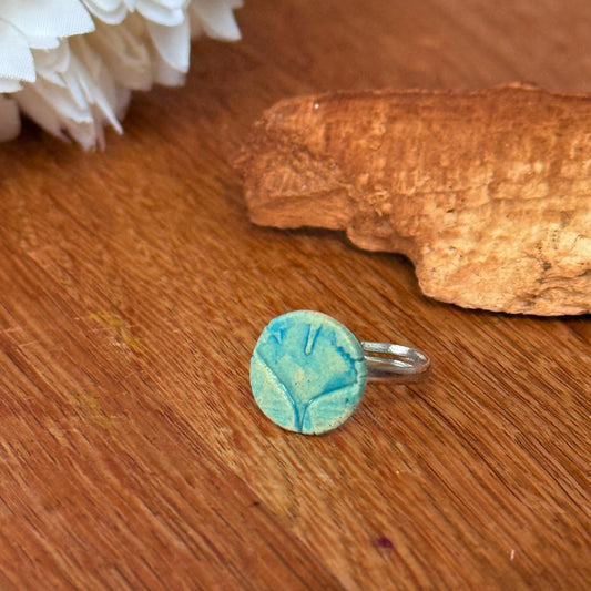 Ring Keramik "Gingko"