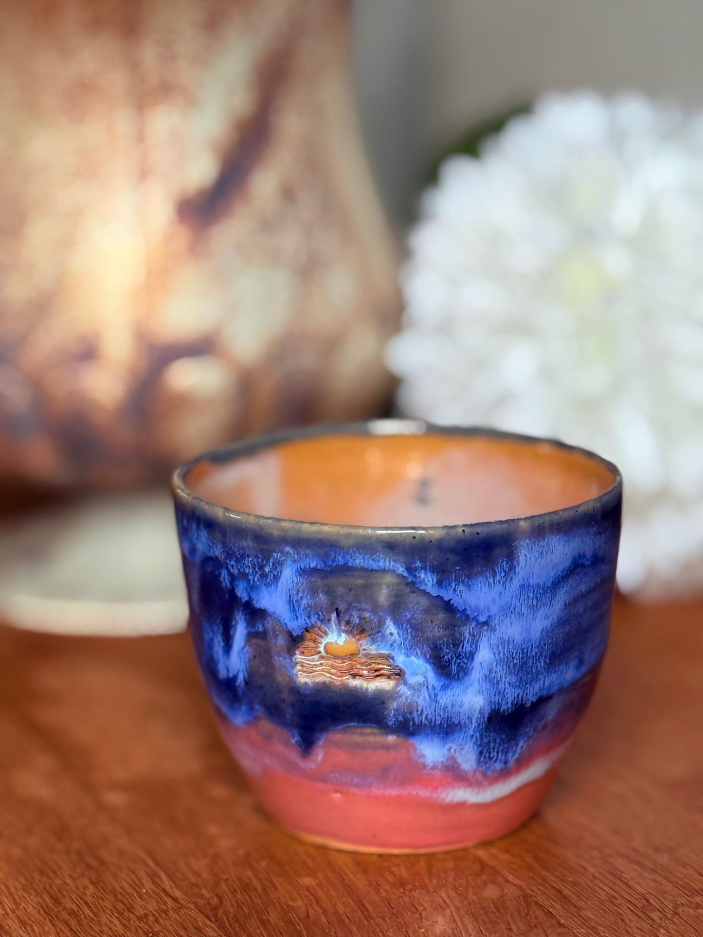 Becher Keramik "Sonne"