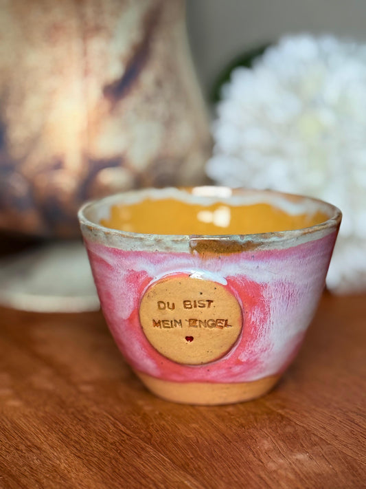Becher Keramik "Du bist mein Engel"