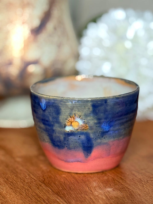Becher Keramik "Sonne"