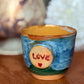 Becher Keramik "Love"