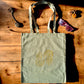 Handbedruckter Bio-Stoffbeutel Hand der Fatima