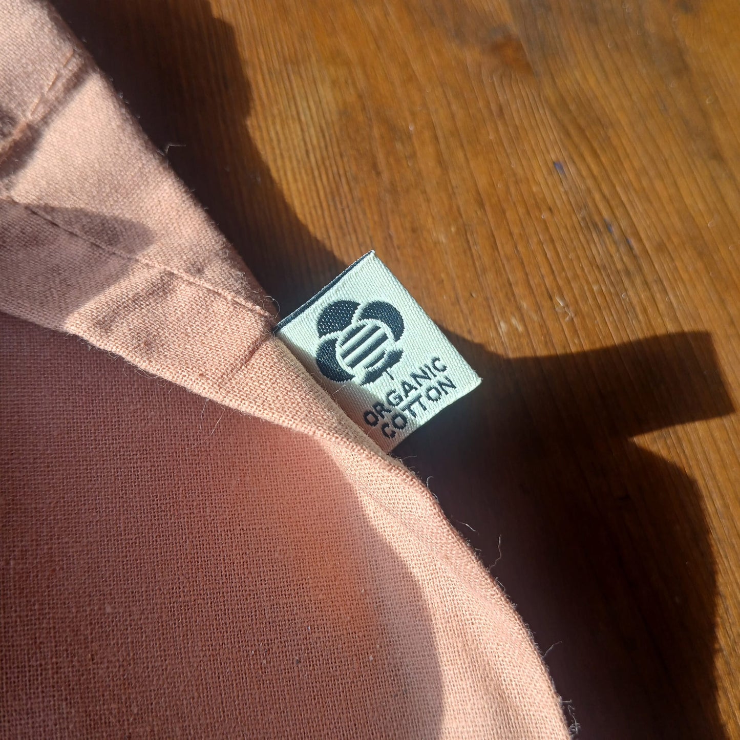 Handbedruckter Bio-Stoffbeutel Lebensblume