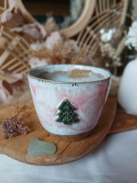 Becher Keramik "Tannenbaum"