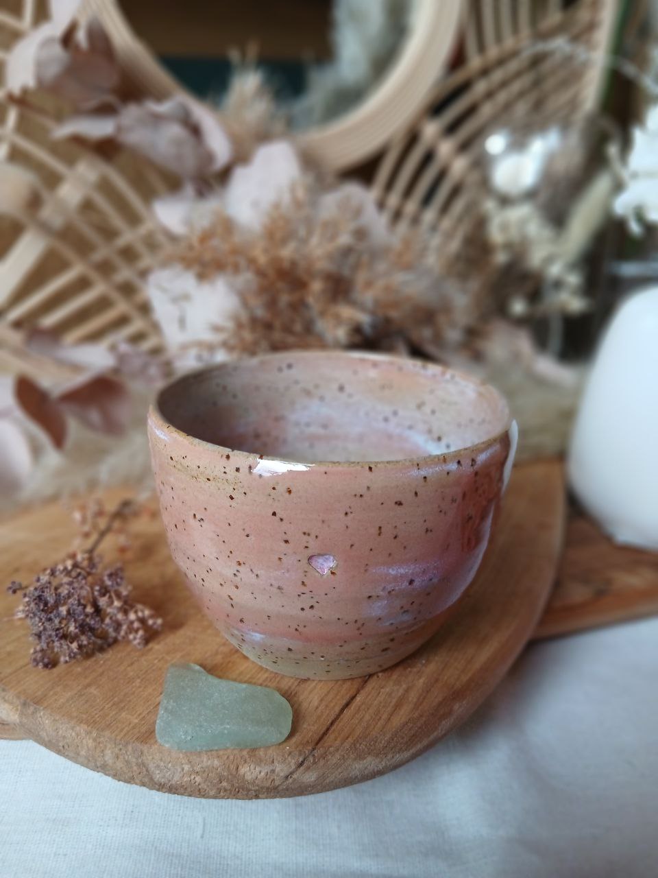 Becher Keramik "Herz"