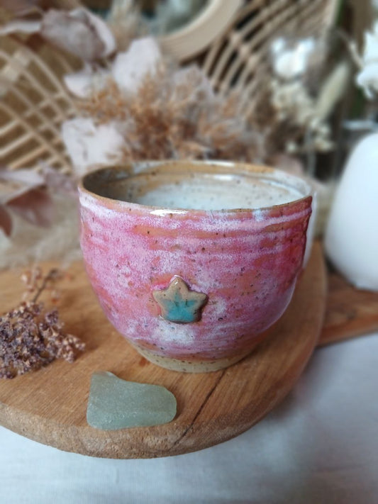 Becher Keramik "Stern"