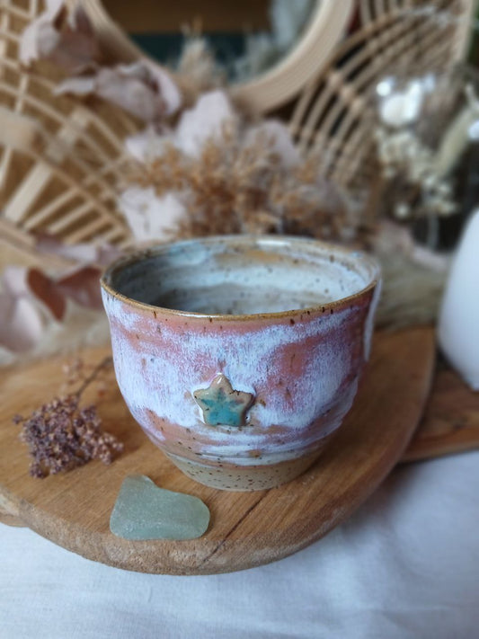 Becher Keramik "Stern"