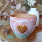 Becher Keramik "Herz"