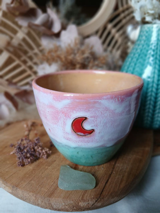 Becher Keramik "Mond"
