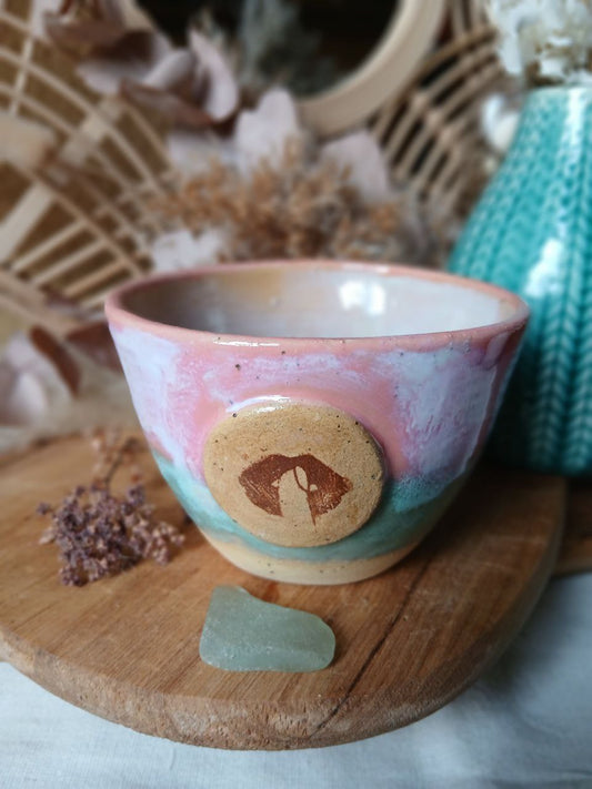 Becher Keramik "Pssst"