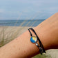 Armband Cabochon "Sonne und Meer" silber