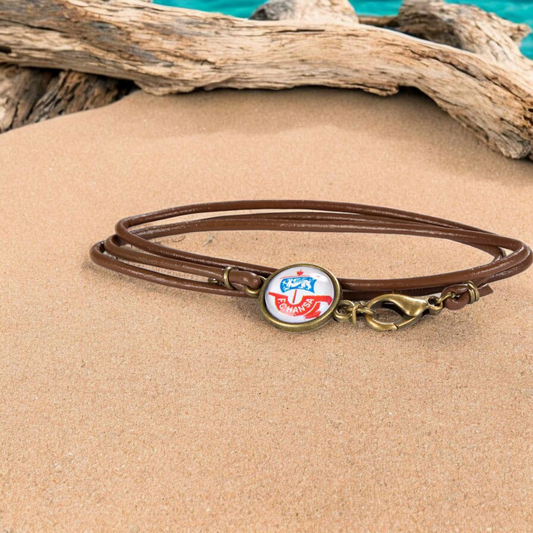 FC Hansa Armband bronze Motiv bunt