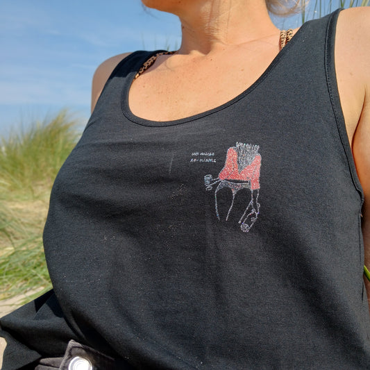 Tanktop ICH MUSS GAR NICHTS schwarz