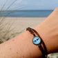 Armband Cabochon "Leuchtturm" bronze