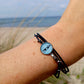 Armband Cabochon "Leuchtturm" silber